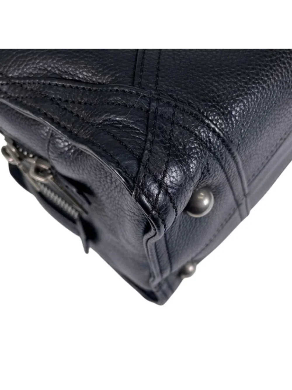 Loewe Amazona 335.76 Handbag Leather Black Jyunya Watanabe Patchwork